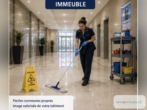 Nettoyage d'immeubles à Lille