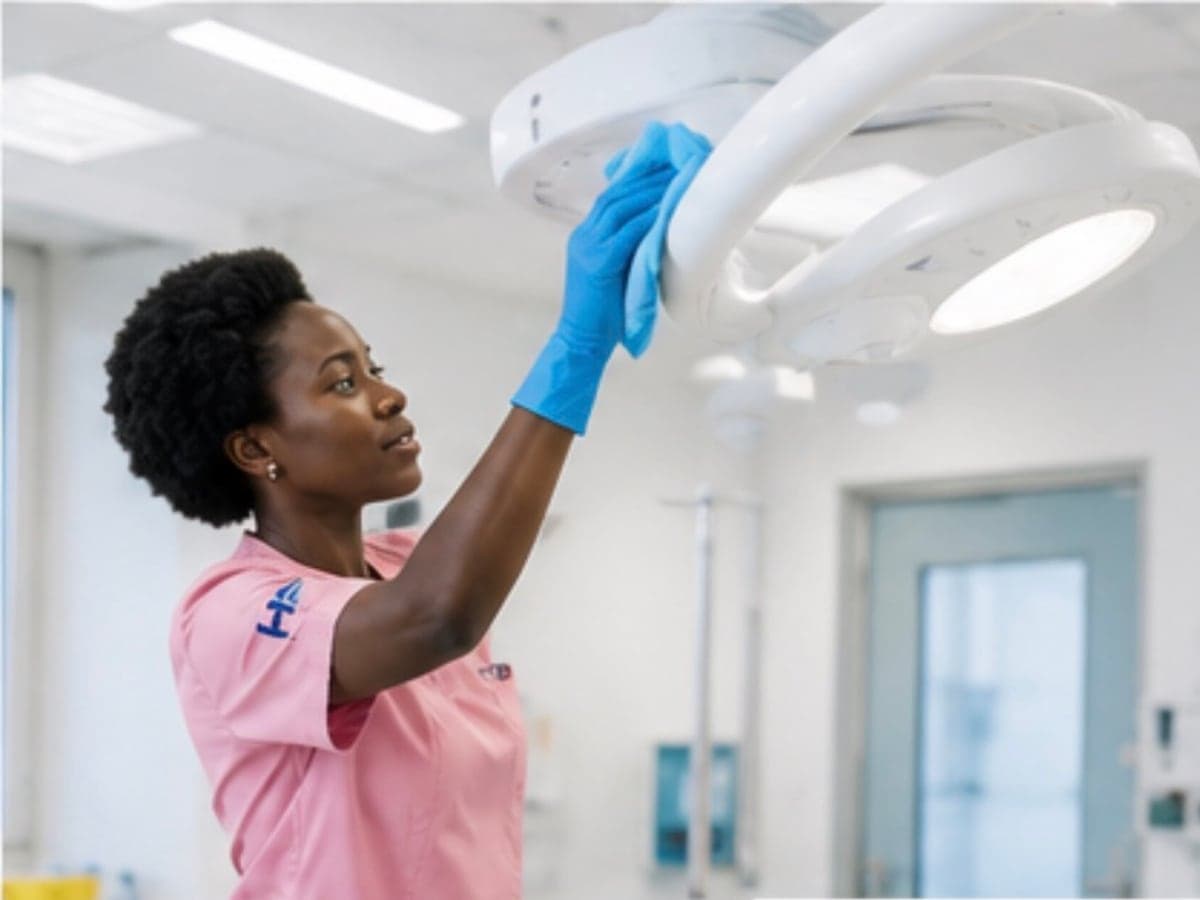 HYGIFRANCE cleaning an operating room