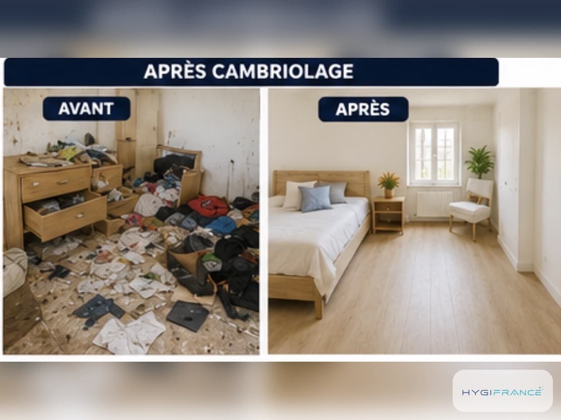 Nettoyage après cambriolage à Lille