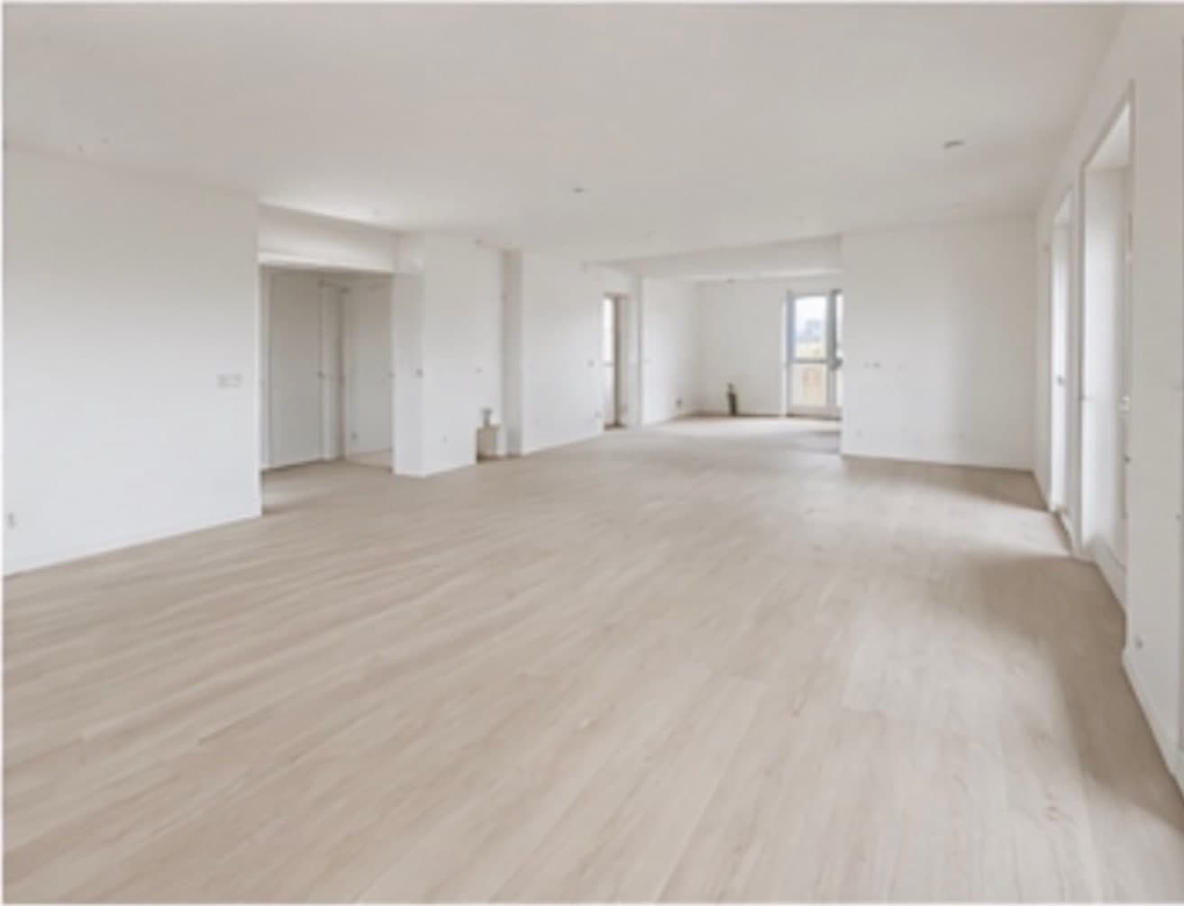 Appartement vide et propre, prêt pour l'état des lieux