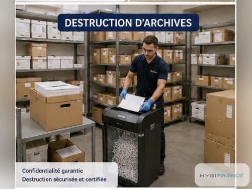 Destruction d'archives à Lille
