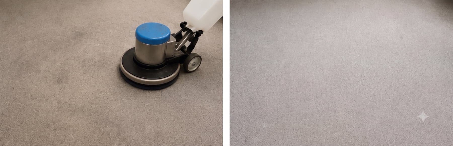Nettoyage d'une moquette par injection-extraction
