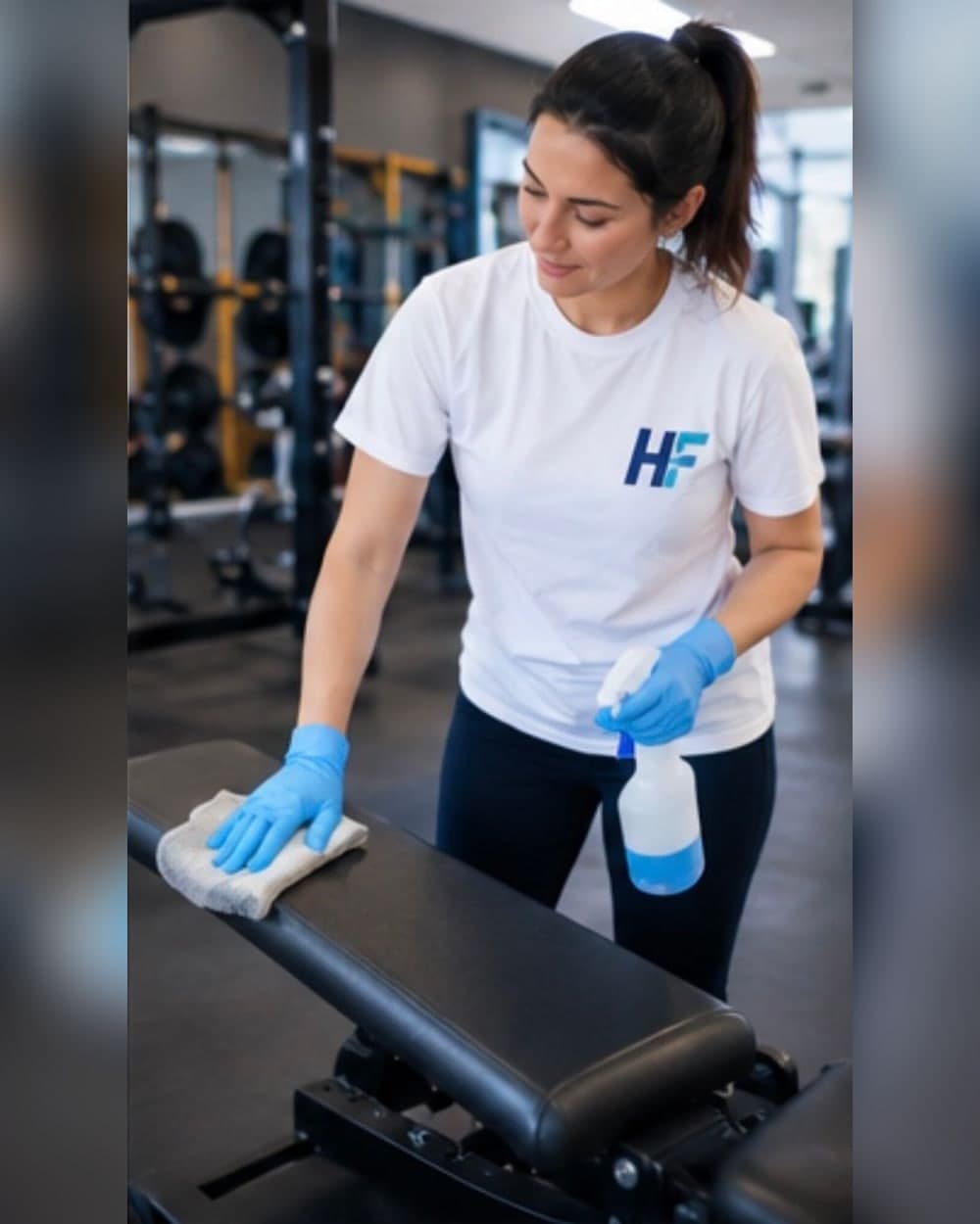 Nettoyage et désinfection d'une salle de sport